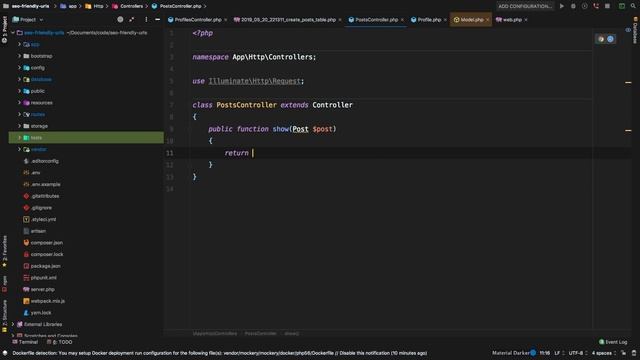 Laravel 5.8 Tutorial From Scratch - e50 - SEO Friendly URLs смотреть онлайн