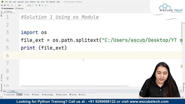 How to Extract Extension From the File Name? | Python Program [English] ? смотреть онлайн