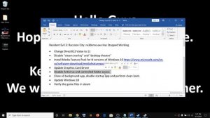 Fix Resident Evil 3 Error re3.exe Has Stopped Working