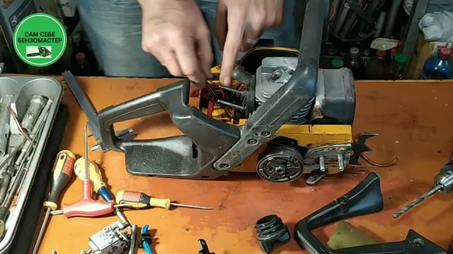 Замена топливной трубки на бензопиле "Partner". смотреть онлайн