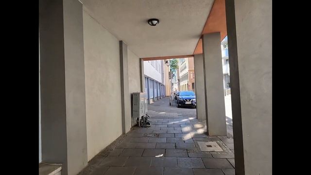 FRANKFURT AM MAIN CITY WALK, GERMANY, DEUTSCHLAND, 4K, UHD, 60 FPS