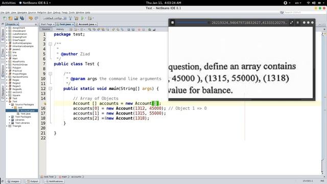 Java OOP : Using Class Account 2 смотреть онлайн