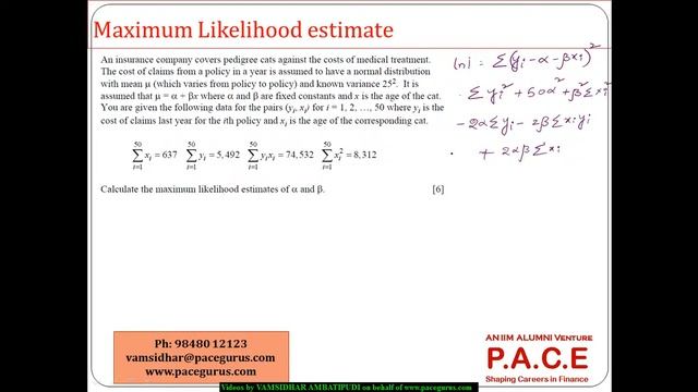 Parameter Estimation using Maximum Likelihood approach смотреть онлайн