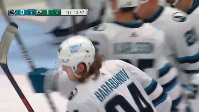 Александр Барабанов / Barabanov 14 гол в НХЛ 1 в сезоне (гол+пас 55)  /12.11.2022/ (13600)