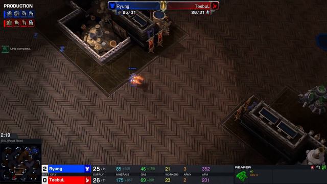 Starcraft II IEM Katowice 2023 Feb8 Ryung(T) v TeebuL(P) смотреть онлайн