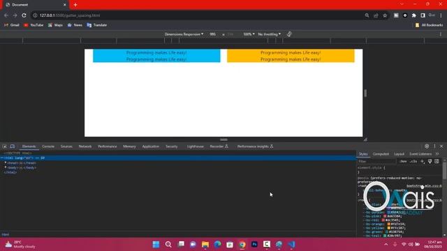 Gutter Classes In Bootstrap 5 | Learn Bootstrap In Urdu / Hindi Complete Training Series смотреть онлайн
