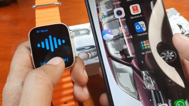 S8 Ultra Smartwatch - Music Control, Camera Control Function Demo смотреть онлайн