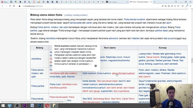 Orang Rusia membaca artikel di Wikipedia tentang konsep dasar fisika | Mempelajari bahasa Indonesia смотреть онлайн