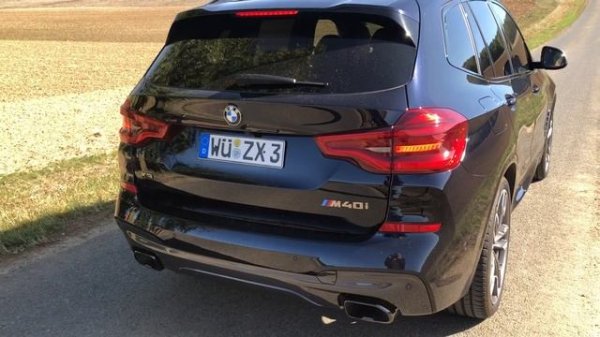 BMW X3 G01 M40i 2018 M-Performance Exhaust Sound