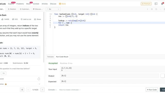 1 Two Sum - Leetcode in Go - Hash array - record second time смотреть онлайн