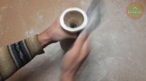 Декоративная ваза из пластиковых бутылок своими руками | Vase from plastic bottles