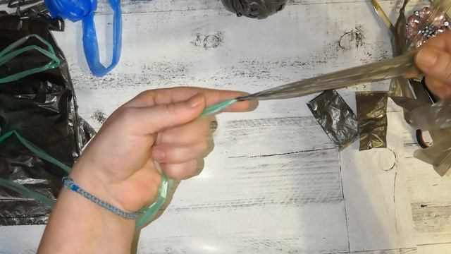 Коврик из мусорных мешков своими руками МК смотреть онлайн