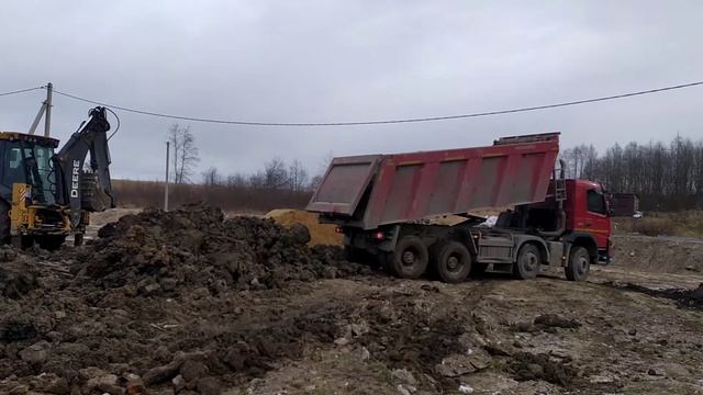 Выгрузка грунта в Сертолово, доставка грунта, работа самосвала мерседес смотреть онлайн