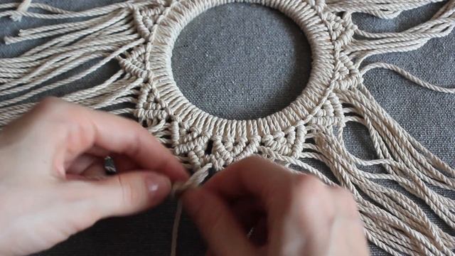 Tutorial Macrame Mirror / Macrame Mandala
