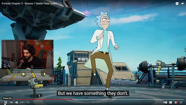 Reacting to Fortnite SEASON 7 Trailer! (Battlepass Reaction + Story Trailer) смотреть онлайн