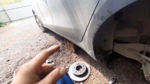 Замена задний ступицы на Kia Ceed.