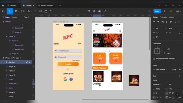 Designing a Minimalistic Home Screen UI For Food Delivery App in Figma смотреть онлайн