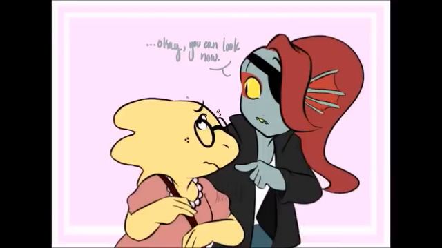 [UNDERTALE] Alphys X Undyne Comic Dub