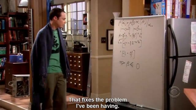 The Big Bang Theory 1x5 | Incorrect Equation