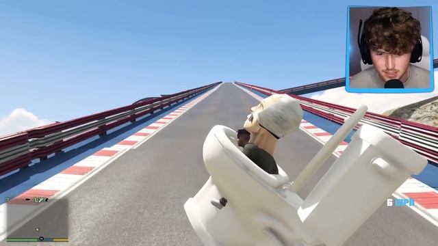Jumping SKIBIDI TOILET CARS Across ENTIRE MAP in GTA 5! смотреть онлайн