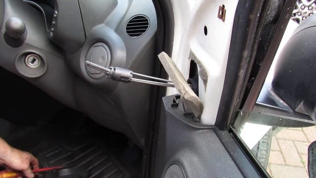 Fiat Panda car door wing mirror DIY removal and replacement how to смотреть онлайн
