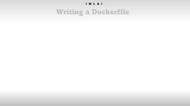 11 Writing a docker file introduction смотреть онлайн