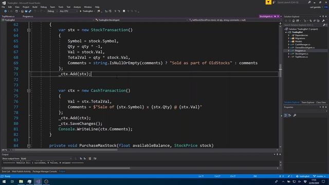 How I built my trading bot - Detailed Code Walkthrough C# .NET Core смотреть онлайн
