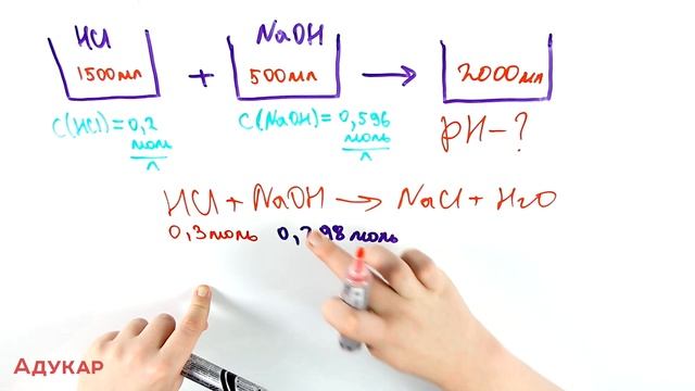 Решение задачи на pH | Химия ЦТ, ЦЭ, ЕГЭ | Решение задач по химии | Химия для школьников смотреть онлайн