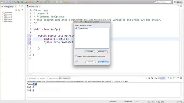 Java:4-1 Precedence - Order of Operations смотреть онлайн