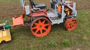 Минитрактор КМЗ-012 с фрезой ФР-00700-Б