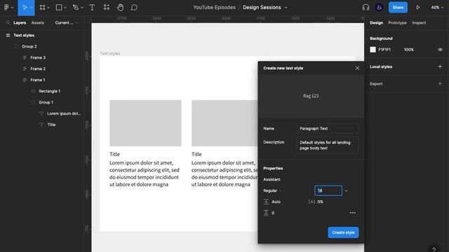 Figma Tutorial: How to use Text Styles | UX/UI Design смотреть онлайн