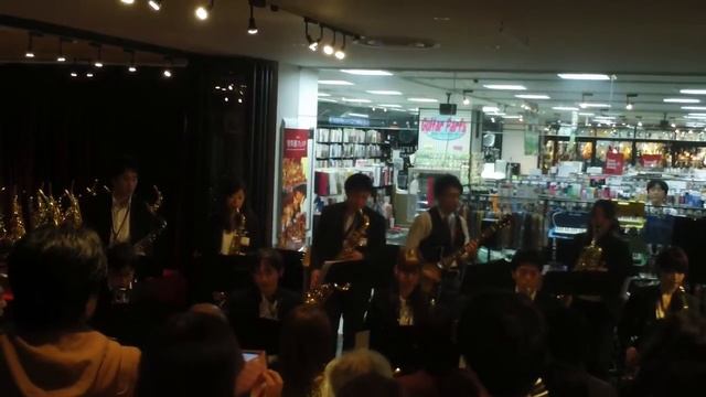 『はじめてのチュウ / キテレツ大百科』 島村楽器 川崎ルフロン店　管楽器フェスタ2012　サックス インストラクター演奏/アニソン ビッグバンド смотреть онлайн