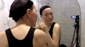 Базовый мужской макияж для косплея || Грим из девушки в парня