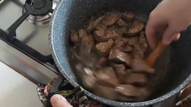Жареная печень с картошкой смотреть онлайн