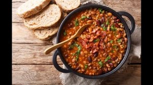 Рагу из мяса с фасолью