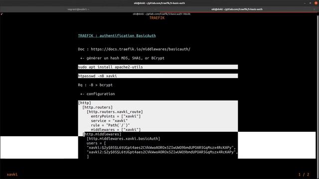 TRAEFIK - 5. AUTHENTIFICATION BASICAUTH : SIMPLE MOT DE PASSE смотреть онлайн
