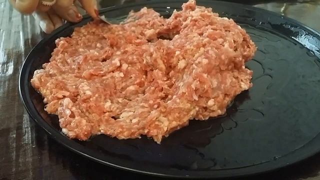 Мясная пицца без теста! Вкуснятина! / Meat pizza without dough! Yummy! смотреть онлайн
