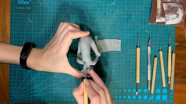 Лепило Комар: лепка и покраска фигурки из полимерной глины смотреть онлайн