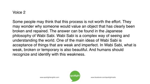 Broken Beauty | Practice English With Spotlight