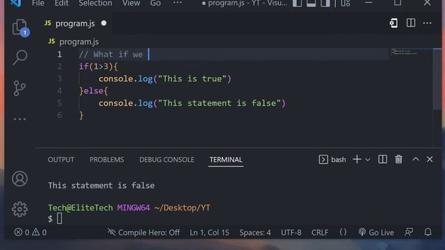 use if statements in node js.... смотреть онлайн
