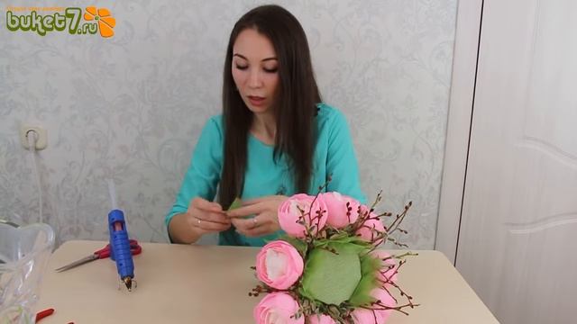 Букет из конфет "Пасхальное гнездо" Своими Руками. Пасхальные поделки 2020. Diy \ Buket7ruTV смотреть онлайн