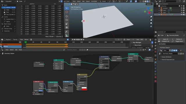 Tutorial: Dynamic paint with geometry nodes (spread effect) смотреть онлайн