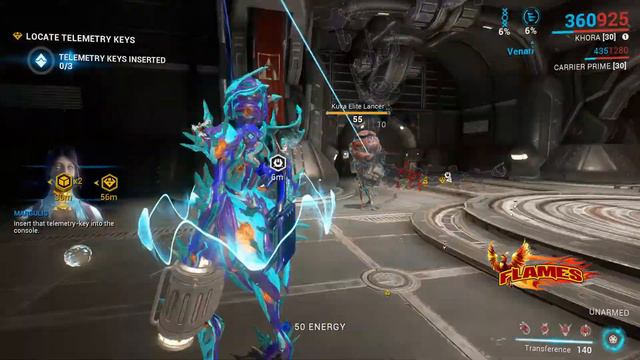 Warframe Nabuk (Kuva Fortress) Mission Assault level 50-60 смотреть онлайн