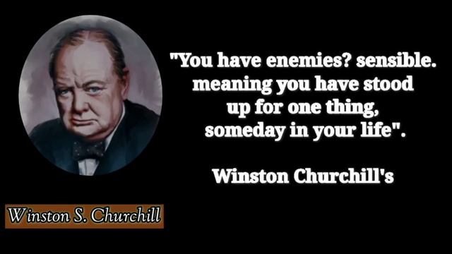 Winston Churchill's Quotes that tell a lot about ourselves... смотреть онлайн