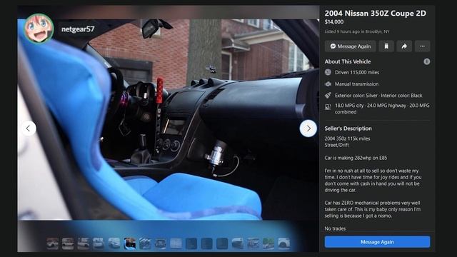 Ranking Every Nissan 350Z For Sale On Facebook Marketplace