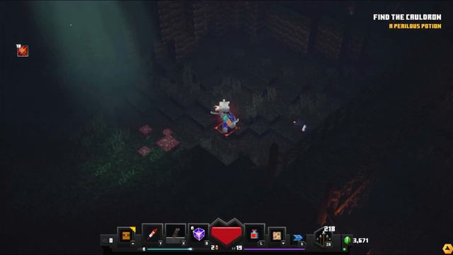 Tearing through the witches in Minecraft dungeons смотреть онлайн