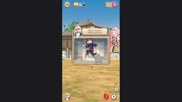 Clumsy Ninja???геймплей игры смотреть онлайн