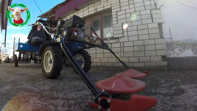 Делаем пуск сенокосилки ЗАРЯ на НЕВА МБ23 обзор смотреть онлайн