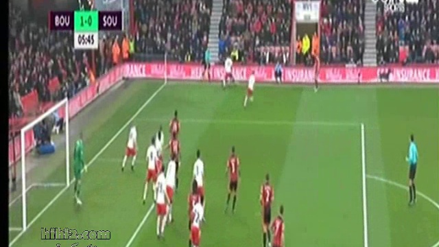 Bournemouth 1 Vs 0 Southampton смотреть онлайн