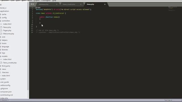 Tutorial Codeigniter 3 Step by Step - News Section смотреть онлайн